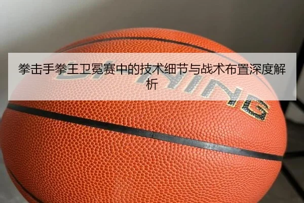 拳击手拳王卫冕赛中的技术细节与战术布置深度解析
